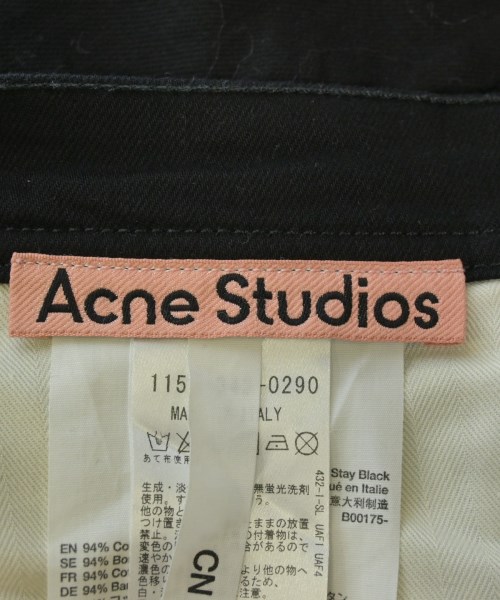 Acne Studios（アクネストゥディオズ）デニムパンツ 黒 サイズ:32(L位) メンズ/2200651991049
