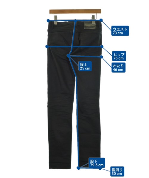 Acne Studios（アクネストゥディオズ）デニムパンツ 黒 サイズ:28(S位) メンズ/2200631630050