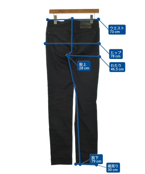 Acne Studios（アクネストゥディオズ）デニムパンツ 黒 サイズ:28(S位) メンズ/2200631630074
