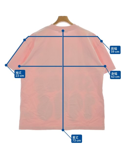 Acne Studios（アクネストゥディオズ）Tシャツ・カットソー ピンク サイズ:M メンズ/2200652452099