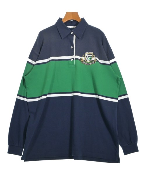 Acne Studios(アクネストゥディオズ)ポロシャツ 紺 サイズ:XS/2200652452211