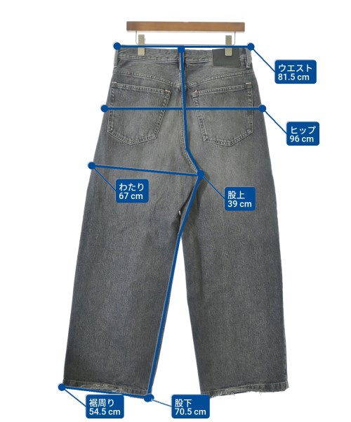 Acne Studios（アクネストゥディオズ）デニムパンツ グレー サイズ:29(S位) メンズ/2200652811025