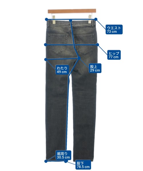 Acne Studios（アクネストゥディオズ）デニムパンツ 黒 サイズ:28(S位) メンズ/2200644364126