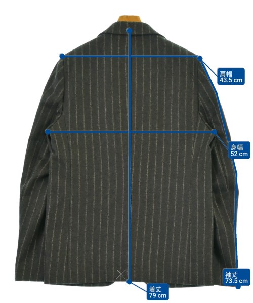Acne Studios（アクネストゥディオズ）テーラードジャケット グレー サイズ:44(S位) メンズ/2200652196030