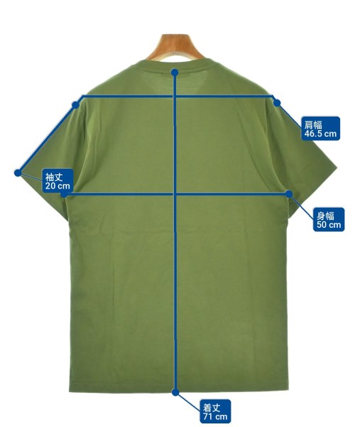 Acne Studios（アクネストゥディオズ）Tシャツ・カットソー カーキ サイズ:S メンズ/2200699961080