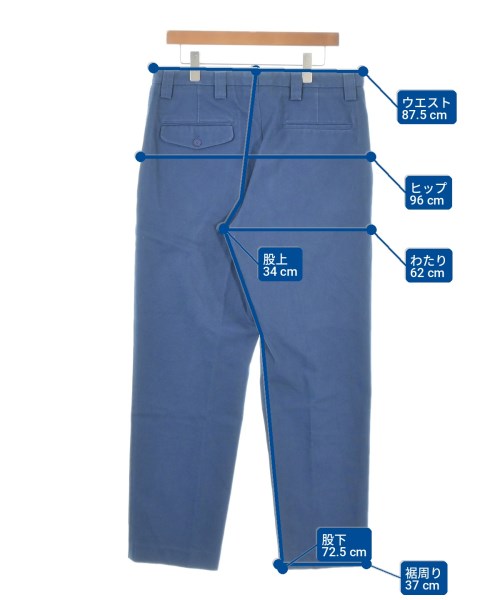 Acne Studios（アクネストゥディオズ）スラックス 青 サイズ:50(XL位) メンズ/2200701694074