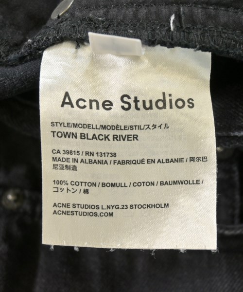 Acne Studios（アクネストゥディオズ）デニムパンツ 黒 サイズ:29(S位) メンズ/2200705040112