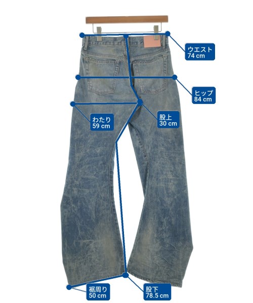 Acne Studios（アクネストゥディオズ）デニムパンツ 青 サイズ:26(XS位