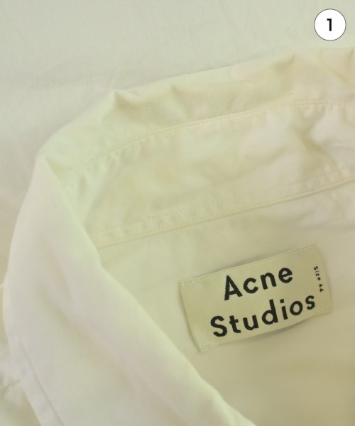 Acne Studios（アクネストゥディオズ）カジュアルシャツ 白 サイズ:44(M位) メンズ/2200706799279