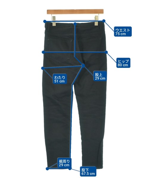 Acne Studios（アクネストゥディオズ）デニムパンツ 黒 サイズ:28(S位) メンズ/2200707522012