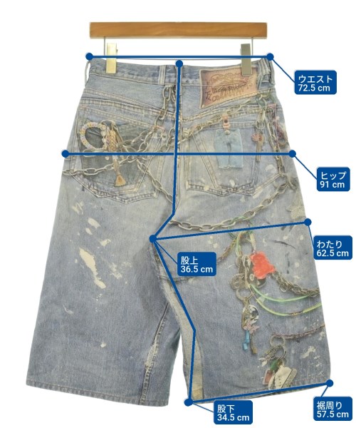Acne Studios（アクネストゥディオズ）ショートパンツ 青 サイズ:44(S位) メンズ/2200708535042