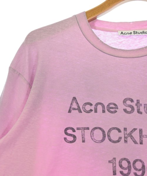 Acne Studios（アクネストゥディオズ）Tシャツ・カットソー ピンク サイズ:XS メンズ/2200708738016
