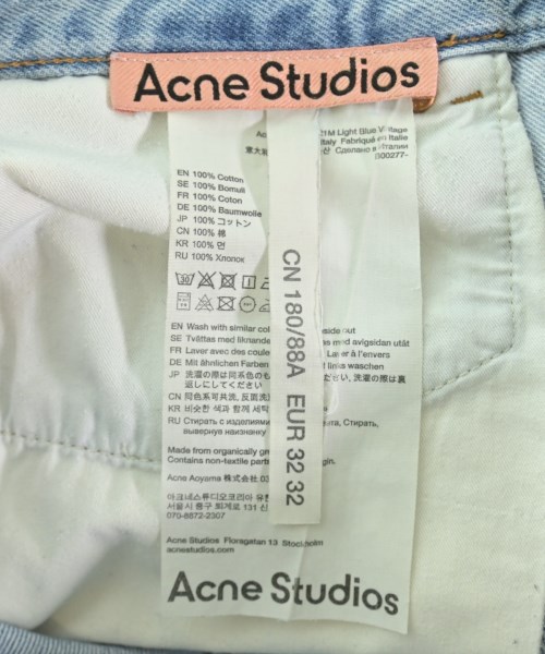 Acne Studios（アクネストゥディオズ）デニムパンツ 青 サイズ:32(L位) メンズ/2200710179012