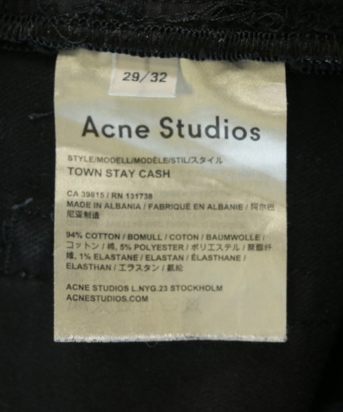 Acne Studios（アクネストゥディオズ）デニムパンツ 黒 サイズ:29(S位) メンズ/2200708167076