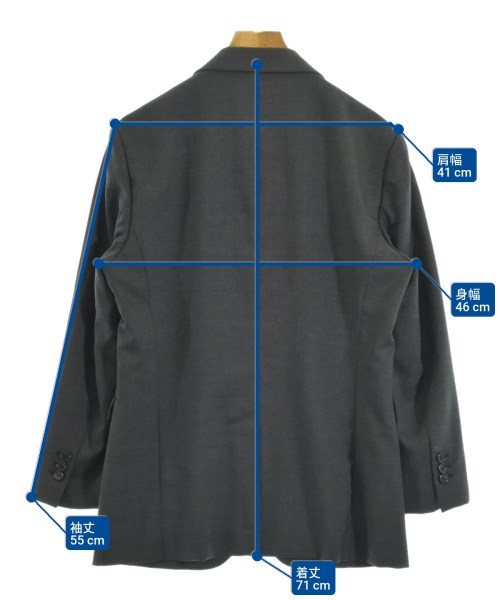 Acne Studios（アクネストゥディオズ）テーラードジャケット グレー サイズ:44(S位) メンズ/2200660875125