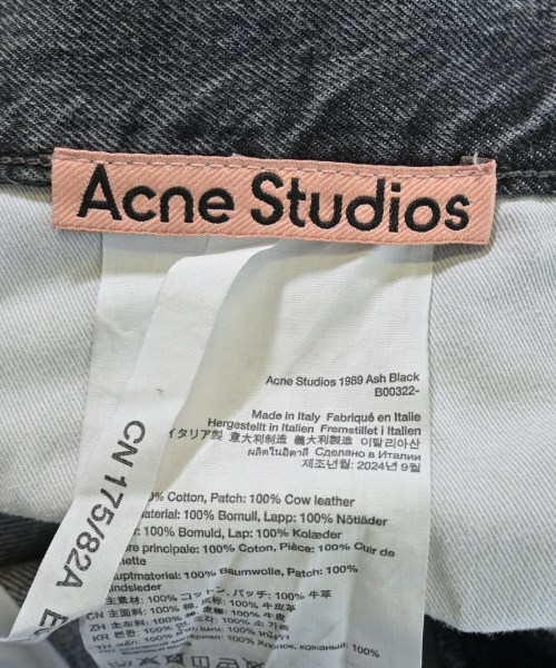 Acne Studios（アクネストゥディオズ）デニムパンツ 黒 サイズ:30(M位) メンズ/2200665005022