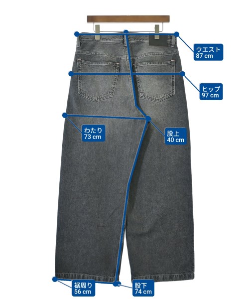 Acne Studios（アクネストゥディオズ）デニムパンツ 黒 サイズ:30(M位) メンズ/2200665005022