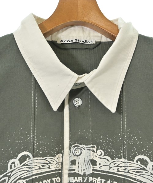 Acne Studios（アクネストゥディオズ）Tシャツ・カットソー カーキ サイズ:L メンズ/2200664182120