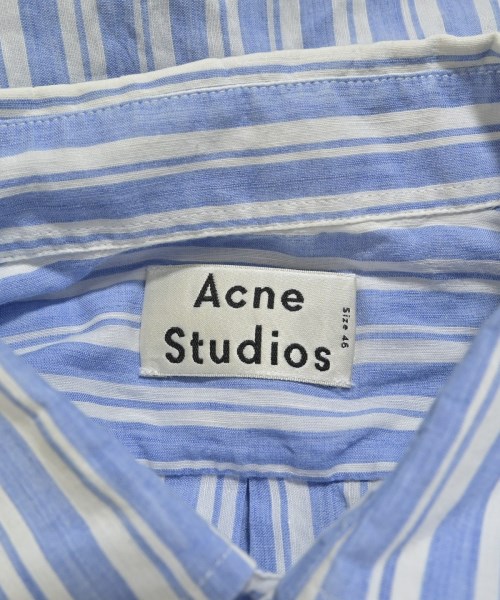 Acne Studios（アクネストゥディオズ）カジュアルシャツ 青 サイズ:46(M位) メンズ/2200665956133