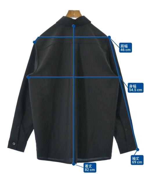 Acne Studios（アクネストゥディオズ）カジュアルシャツ 黒 サイズ:46(M位) メンズ/2200666088017