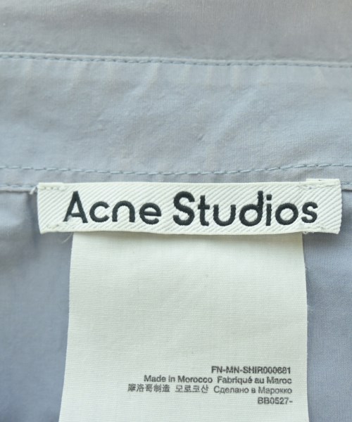 Acne Studios（アクネストゥディオズ）カジュアルシャツ 青 サイズ:46(M位) メンズ/2200666108067