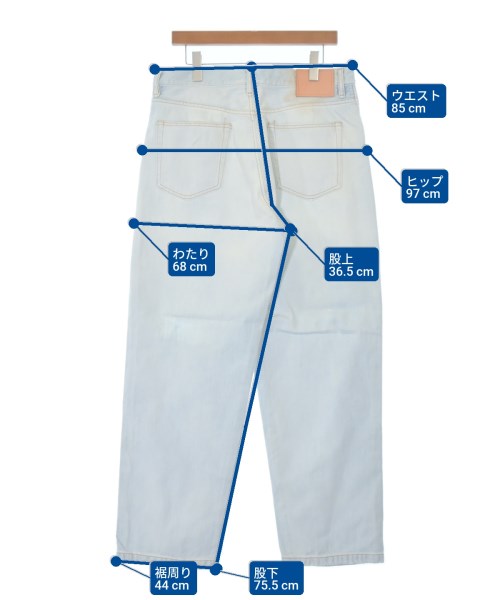 Acne Studios（アクネストゥディオズ）デニムパンツ 青 サイズ:32(L位) メンズ/2200667472099