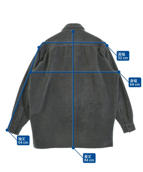 Acne Studios（アクネストゥディオズ）カジュアルシャツ グレー サイズ:46(M位) メンズ/2200669572049