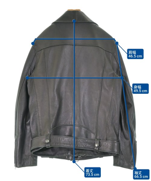 Acne Studios（アクネストゥディオズ）ライダース 黒 サイズ:48(L位) メンズ/2200670708024