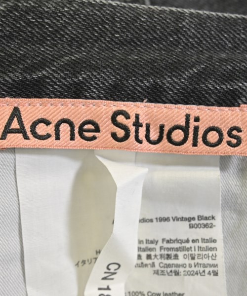Acne Studios（アクネストゥディオズ）デニムパンツ 黒 サイズ:32(L位) メンズ/2200671397104