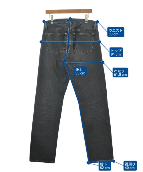 Acne Studios（アクネストゥディオズ）デニムパンツ 黒 サイズ:32(L位) メンズ/2200671397104