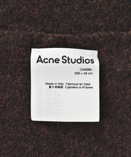Acne Studios（アクネストゥディオズ）マフラー 茶 サイズ:- メンズ/2200671773014