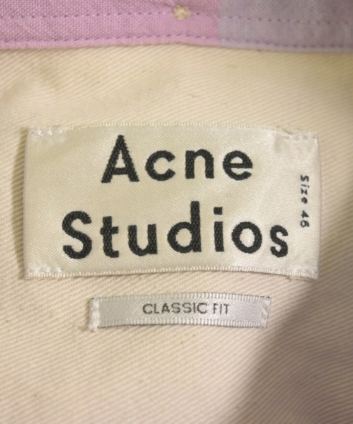 Acne Studios（アクネストゥディオズ）カジュアルシャツ ピンク サイズ:46(M位) メンズ/2200729387019