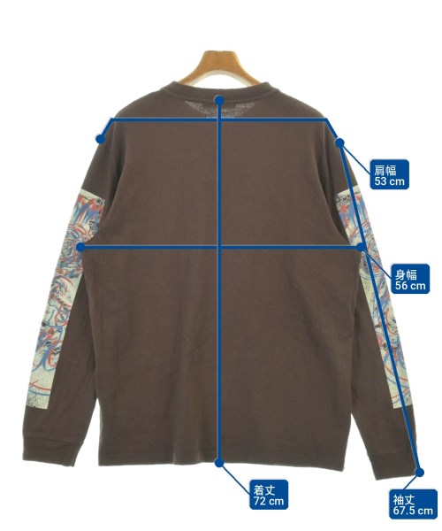 Acne Studios（アクネストゥディオズ）Tシャツ・カットソー 茶 サイズ:XL メンズ/2200734487124