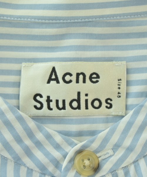 Acne Studios（アクネストゥディオズ）カジュアルシャツ 青 サイズ:48(M位) メンズ/2200735847040