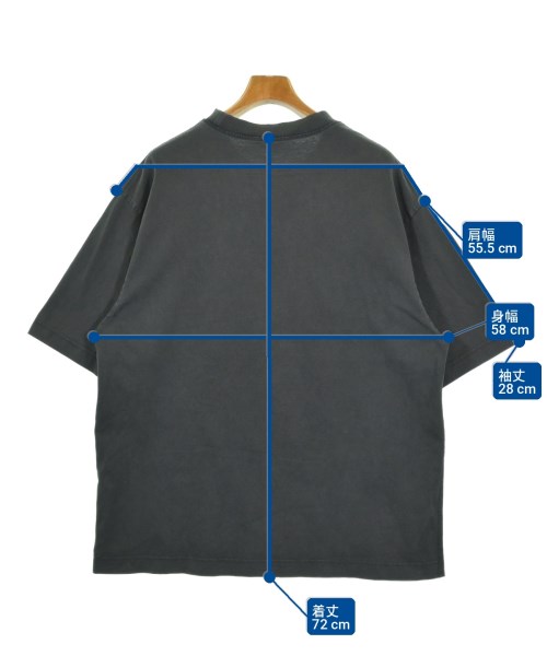 Acne Studios（アクネストゥディオズ）Tシャツ・カットソー グレー サイズ:L メンズ/2200720125030