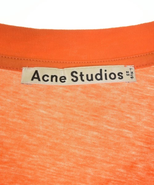 Acne Studios（アクネストゥディオズ）Tシャツ・カットソー オレンジ サイズ:S メンズ/2200718981075