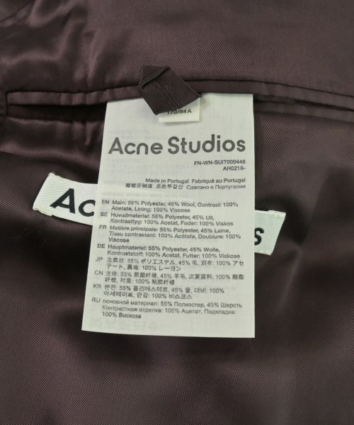 Acne Studios（アクネストゥディオズ）カジュアルジャケット 赤 サイズ:36(XS位) メンズ/2200720527025