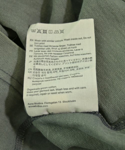 Acne Studios（アクネストゥディオズ）Tシャツ・カットソー グレー サイズ:S メンズ/2200721316055