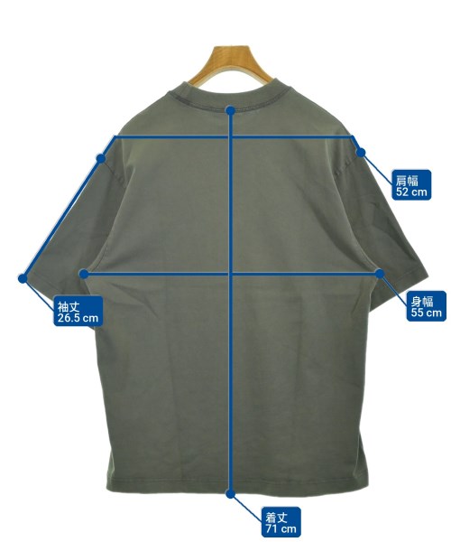 Acne Studios（アクネストゥディオズ）Tシャツ・カットソー グレー サイズ:S メンズ/2200721316055