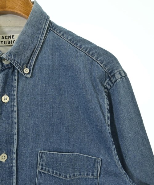 Acne Studios（アクネストゥディオズ）カジュアルシャツ 青 サイズ:46(M位) メンズ/2200721995045