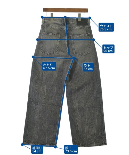 Acne Studios（アクネストゥディオズ）デニムパンツ 黒 サイズ:XS メンズ/2200722184028