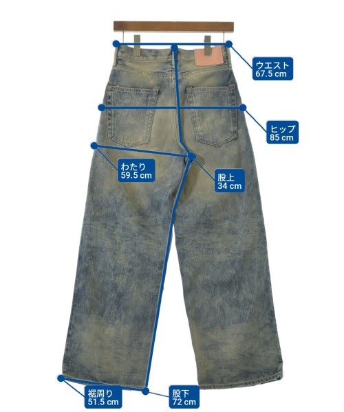 Acne Studios（アクネストゥディオズ）デニムパンツ 青 サイズ:XXS メンズ/2200722184035