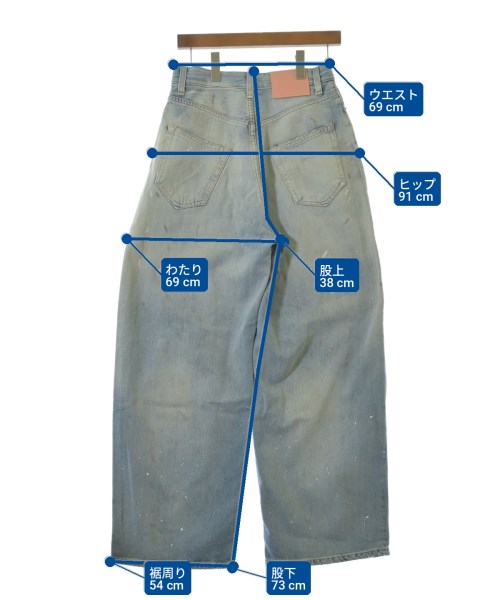 Acne Studios（アクネストゥディオズ）デニムパンツ 青 サイズ:XXS メンズ/2200722184042