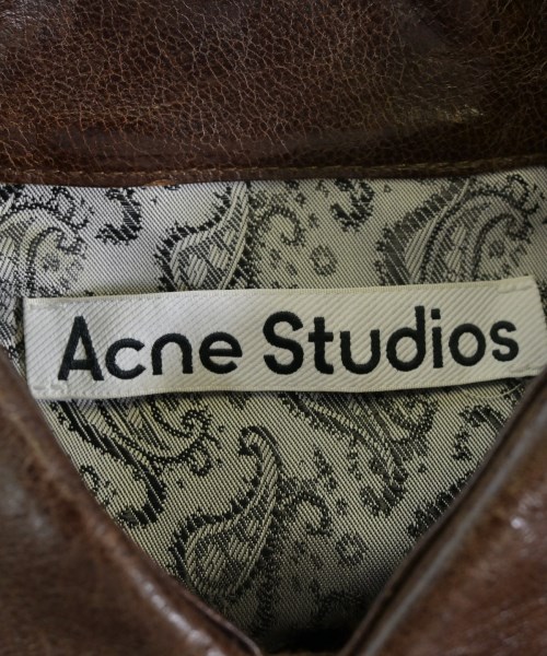 Acne Studios（アクネストゥディオズ）カジュアルシャツ 茶 サイズ:44(S位) メンズ/2200722278079
