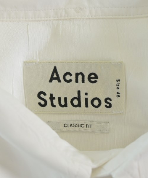 Acne Studios（アクネストゥディオズ）カジュアルシャツ 白 サイズ:46(M位) メンズ/2200722306093