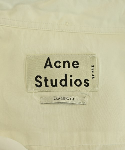 Acne Studios（アクネストゥディオズ）カジュアルシャツ 白 サイズ:46(M位) メンズ/2200722306109