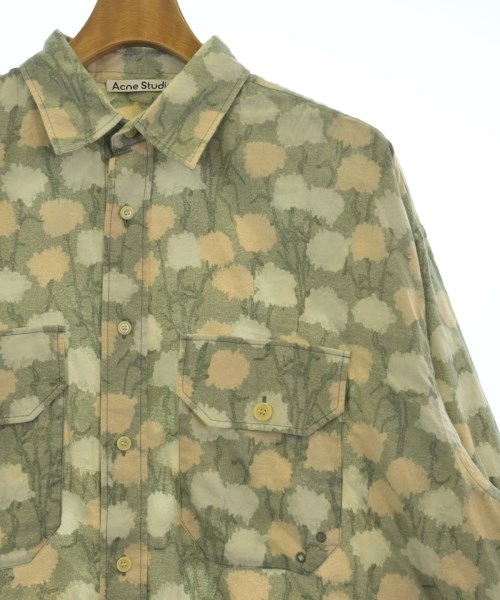 Acne Studios（アクネストゥディオズ）カジュアルシャツ カーキ サイズ:XS/S メンズ/2200717755257