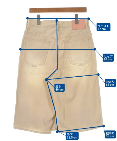 Acne Studios（アクネストゥディオズ）ショートパンツ ベージュ サイズ:46(M位) メンズ/2200722604083