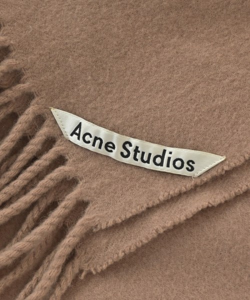 Acne Studios（アクネストゥディオズ）マフラー ベージュ サイズ:- メンズ/2200723320067