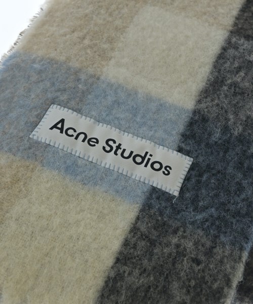 Acne Studios（アクネストゥディオズ）マフラー ベージュ サイズ:- メンズ/2200723888086